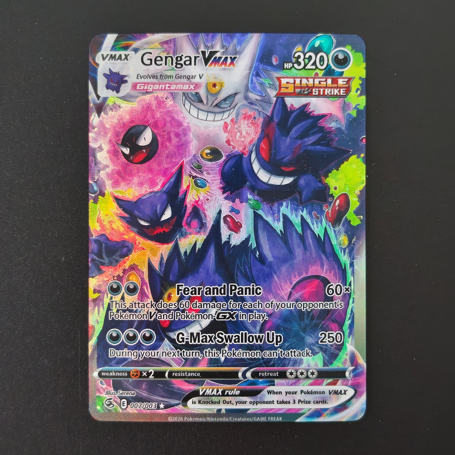 Board Game English - Carte Collezionabili Premium Anime Gengar VMAX