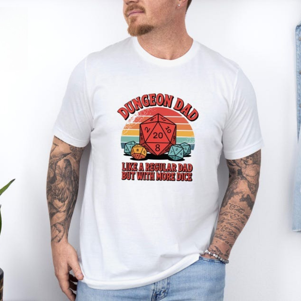 Board Game Night - Maglietta Dungeon Dad, divertente t-shirt Dungeons