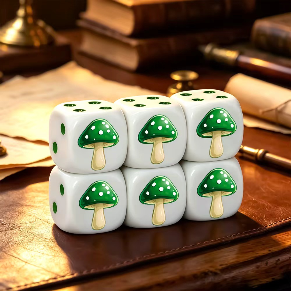Set di 6 Dadi D6 a Forma di Fu - Board Game Night recensione e prezzo