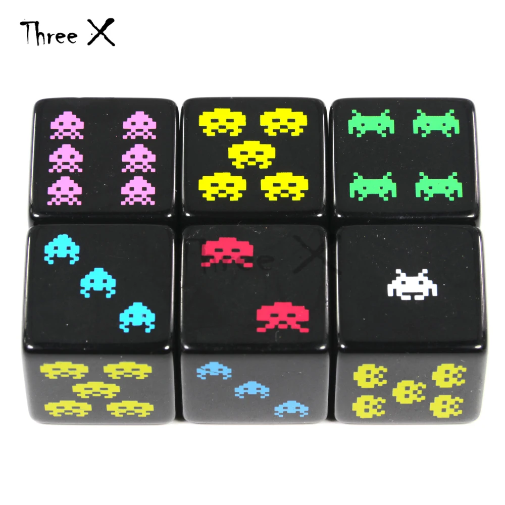 Set di 6 Dadi Digitali da 18mm - Board Game Logo recensione e prezzo
