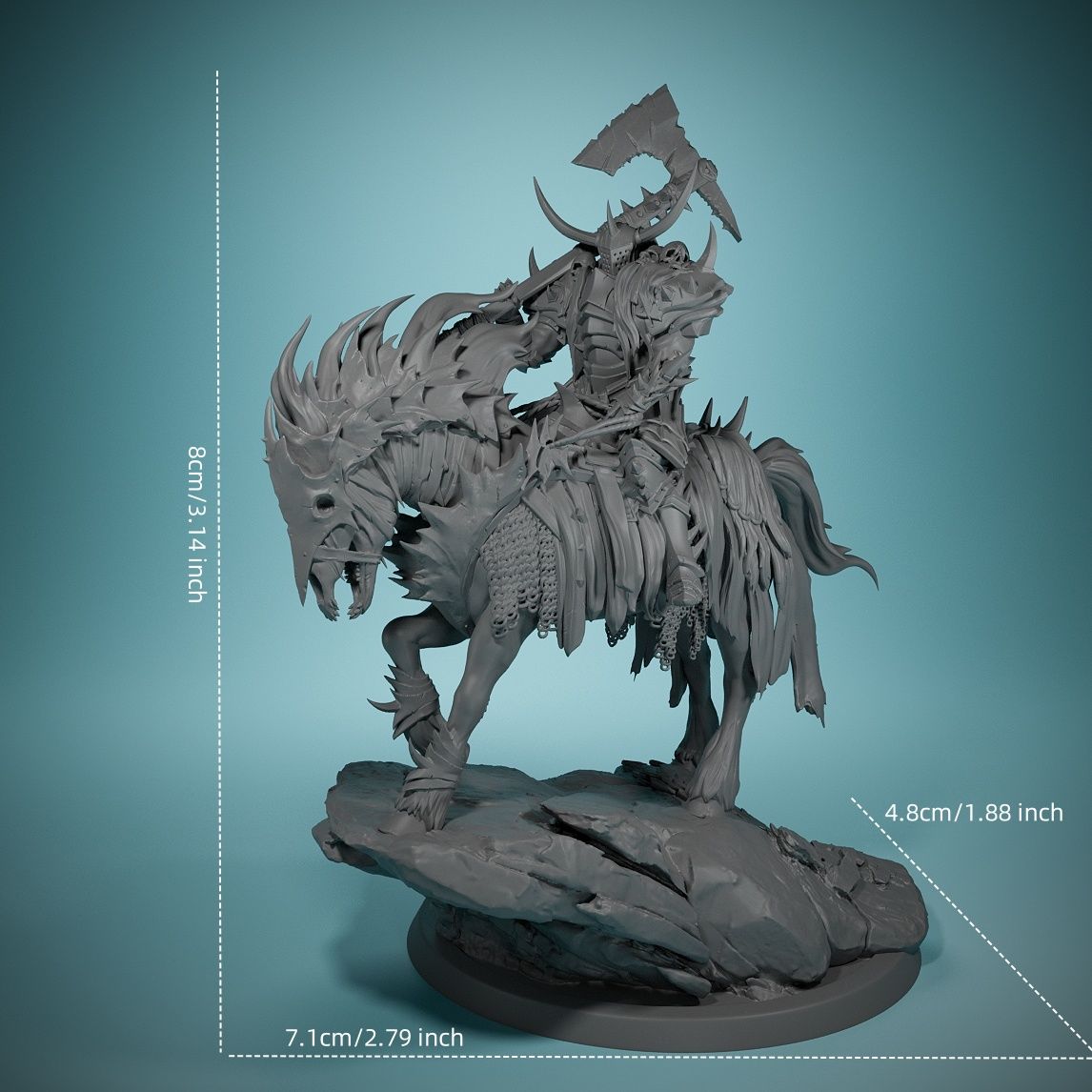 80mm Dark Night Death Horse Gi - Board Game Night recensione e prezzo