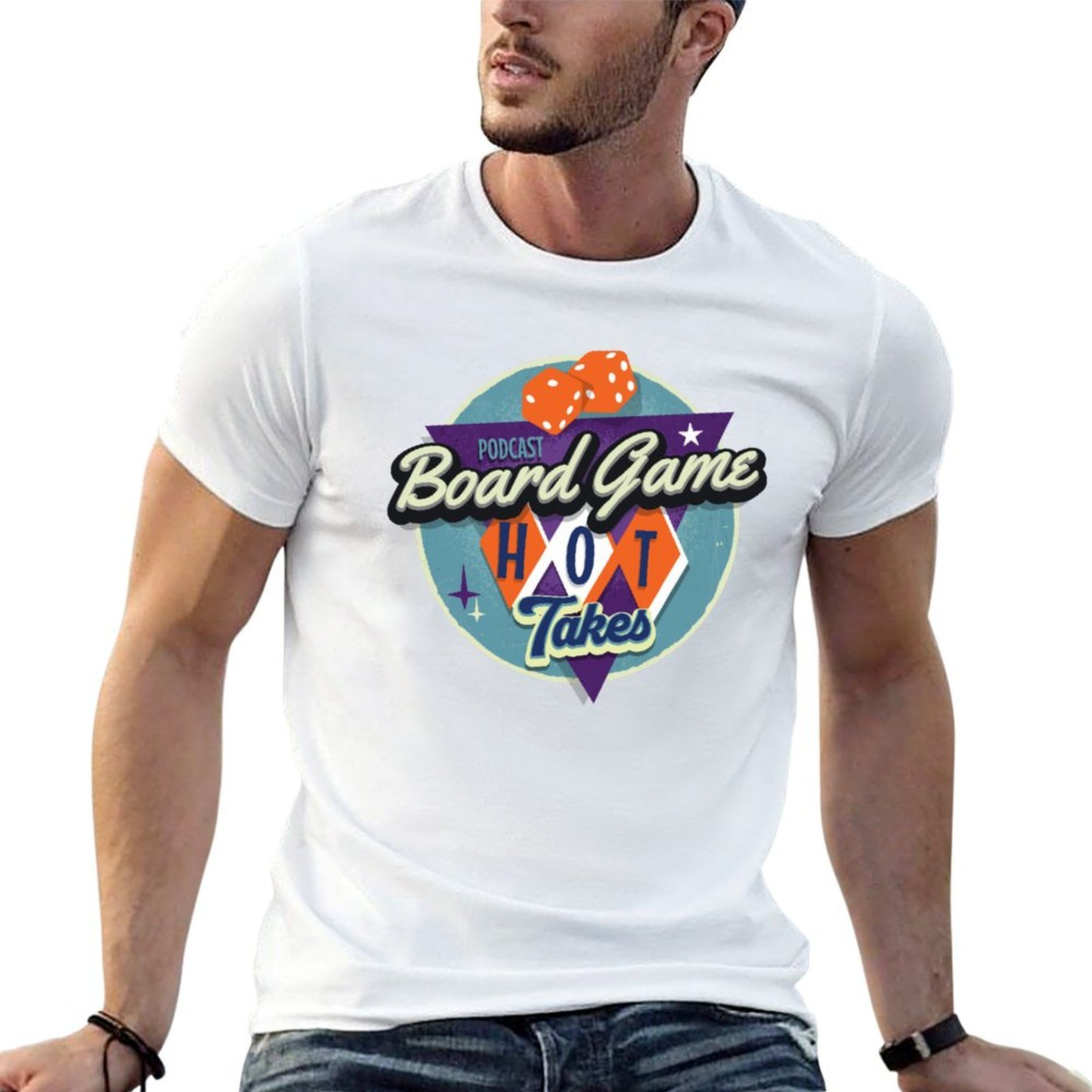 T-shirt con logo del podcast B - Board Game Logo recensione e prezzo