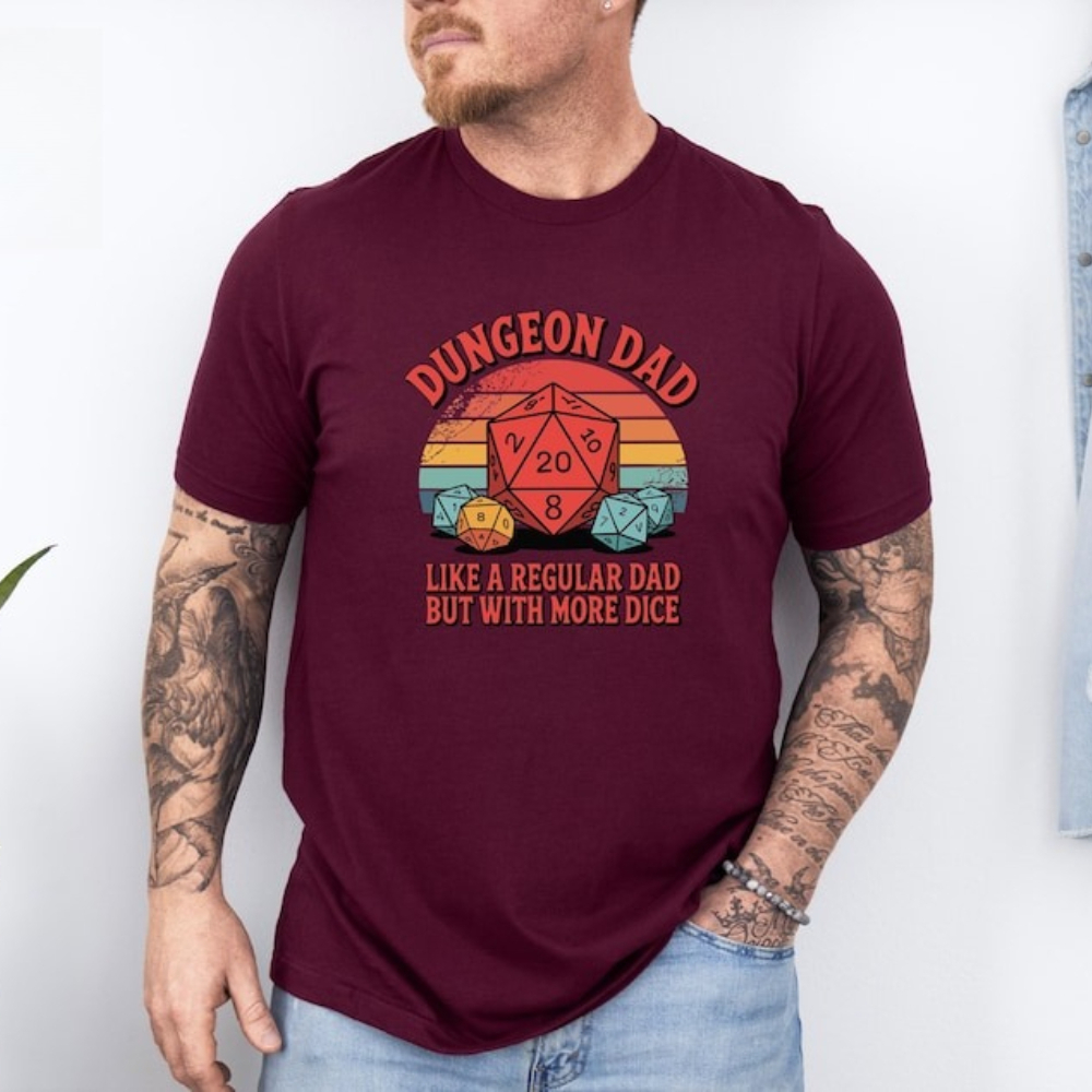 Maglietta Dungeon Dad, diverte - Board Game Night recensione e prezzo