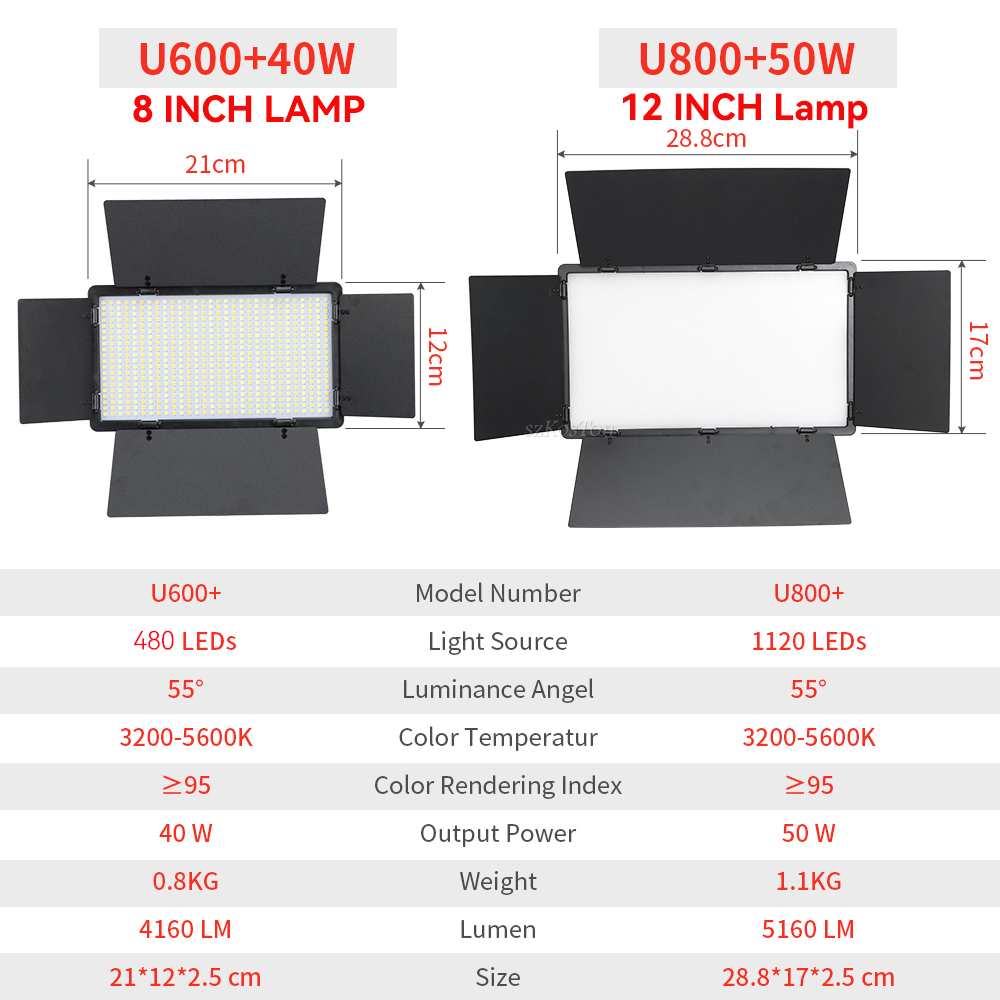 U800 U600 LED Photo Studio Vid - Board Game Video Games recensione e prezzo